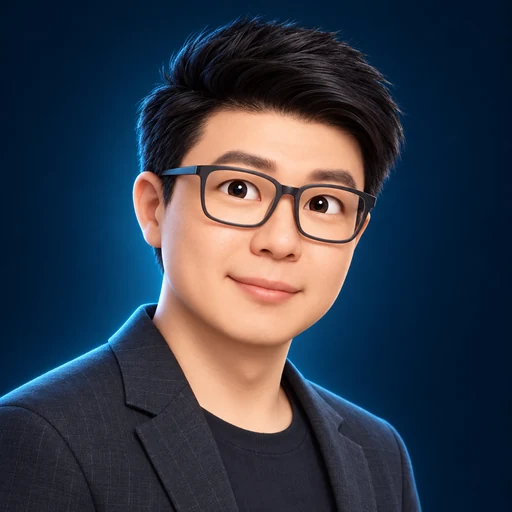 祝国威的卡通 AI 形象